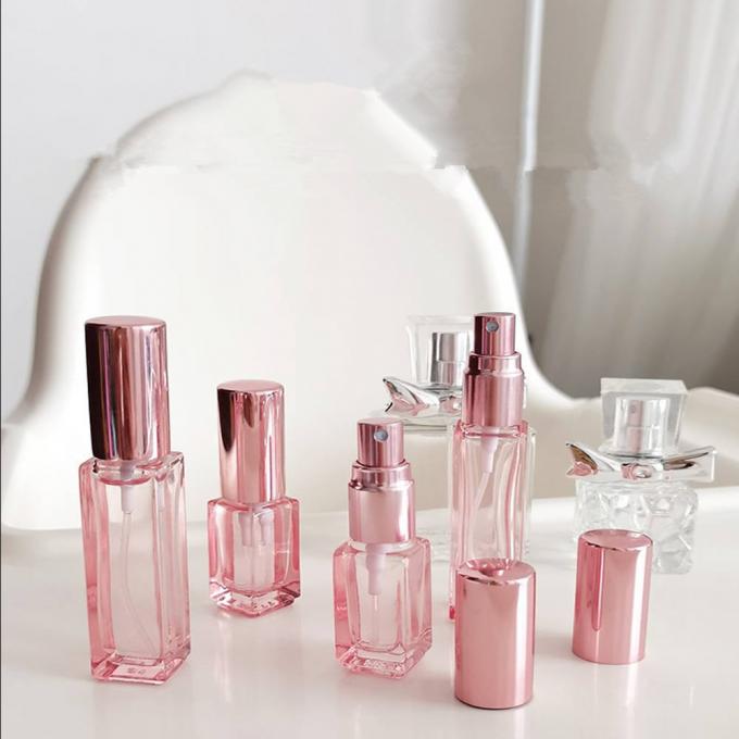 Rose Gold Portabel Isi Ulang Alat Penyemprot Parfum Perjalanan Botol Penyemprot Kabut Halus 1