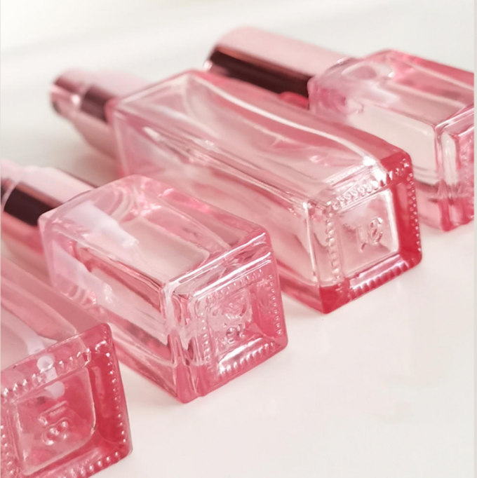 Rose Gold Portabel Isi Ulang Alat Penyemprot Parfum Perjalanan Botol Penyemprot Kabut Halus 4