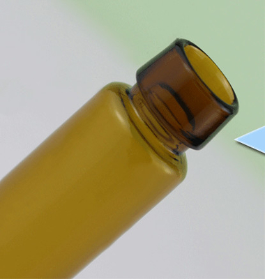 10ml Pharma Oral Liquid Custom Glass Amber Round Bottle With Aluminum Cap