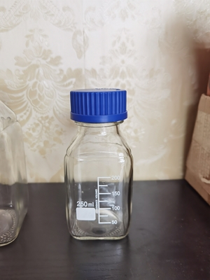 Amber Brown Glass Reagent Bottle 100ML 250ML 500ML 1000ML With Graduation