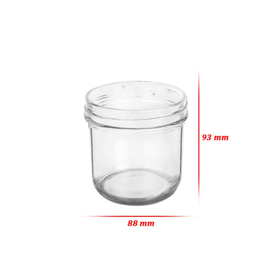 10oz Leak Proof Glass Storage Bottles Yogurt 4 Oz Quilted Mason Jars Bulk