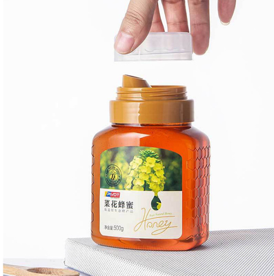 500g 700g Honey Plastic Beverage Bottles Reusable Plastic Jars Squeezable