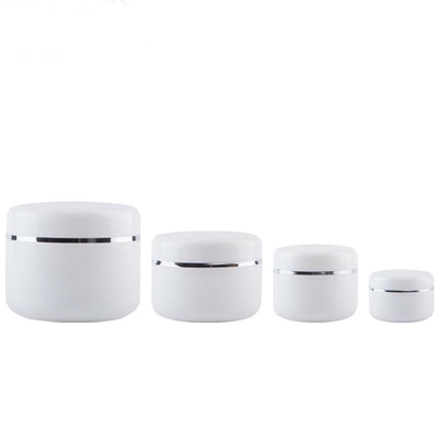 68mm Dia Skin Care Cream Jar 4oz Plastic Containers Screw Cap