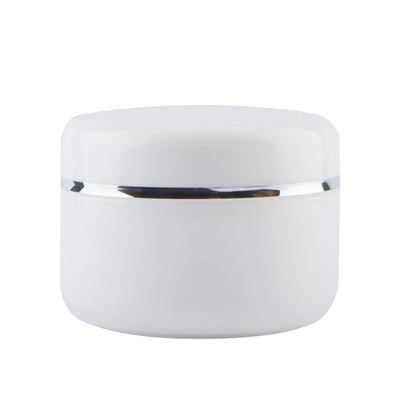68mm Dia Skin Care Cream Jar 4oz Plastic Containers Screw Cap