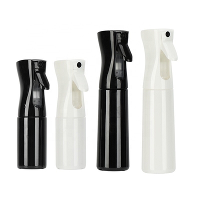 White Black Refillable Continuous Mist Spray Bottle 300ml ISO9001
