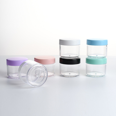 PETG 20g Empty Plastic Cosmetic Containers Lip Balm Eyeshadow With Sealing Disc