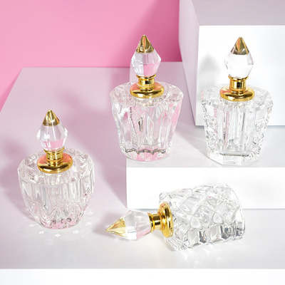 3ml Crystal Perfume Bottles Crimp Neck Luxury 4*7.5cm Leak Proof