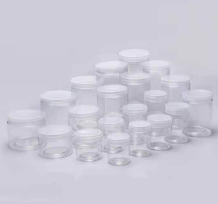 Multipurpose 5.5cm PET Plastic Storage Jars Containers ODM For Snacks