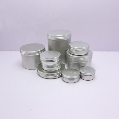 Cream Candle ODM Metal Cosmetic Jar 1.76oz 50ml Aluminium Tins Can BPA Free