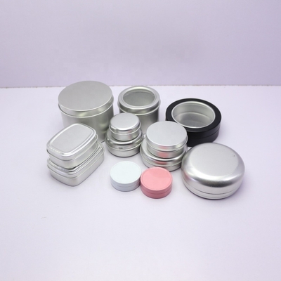 Cream Candle ODM Metal Cosmetic Jar 1.76oz 50ml Aluminium Tins Can BPA Free