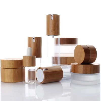 Ecological 20ml 30ml Biodegradable Cosmetic Jars Cream Lotion Bottle BPA Free