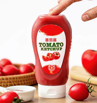 450g Tomato Sauce Ketchup hot chocalate jam Plastic Seasoning Bottles Ketchen Squeeze bottle