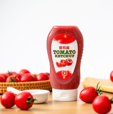 450g Tomato Sauce Ketchup hot chocalate jam Plastic Seasoning Bottles Ketchen Squeeze bottle