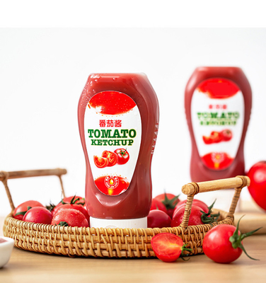 450g Tomato Sauce Ketchup hot chocalate jam Plastic Seasoning Bottles Ketchen Squeeze bottle