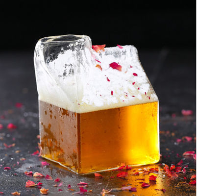 Good price 350ml Botol Kopi Susu Kotak Kopi Khusus Transparan Untuk Botol Kaca Koktail Bar on line