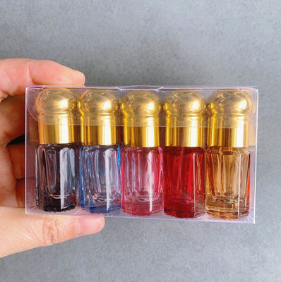 Good price Clear Roller Glass Wadah Kosmetik 6ml 3ml Botol Kaca Oktagonal on line