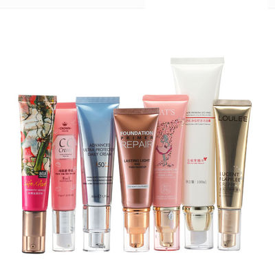 Good price HDPE LLDPE Tabung Pompa Pengap Kemasan Kosmetik Kosong Kustom 13oz on line