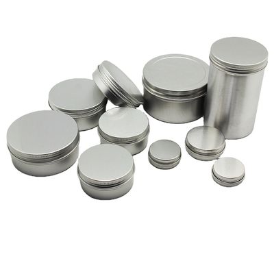 Good price 20ml Untuk 250ml Jar Kosmetik Logam 3.9in Dia Screw Top Aluminium Tins on line