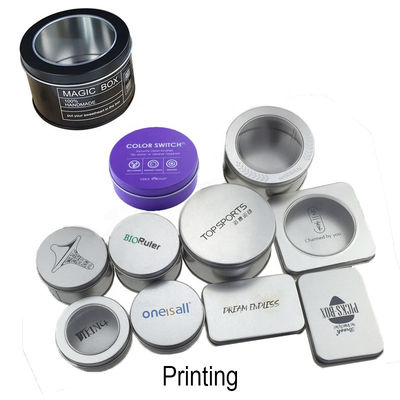 Good price Kosong Kustom 10g Silvery Metal Jar Kosmetik Sliding Tin Solid Parfum Tin Container on line